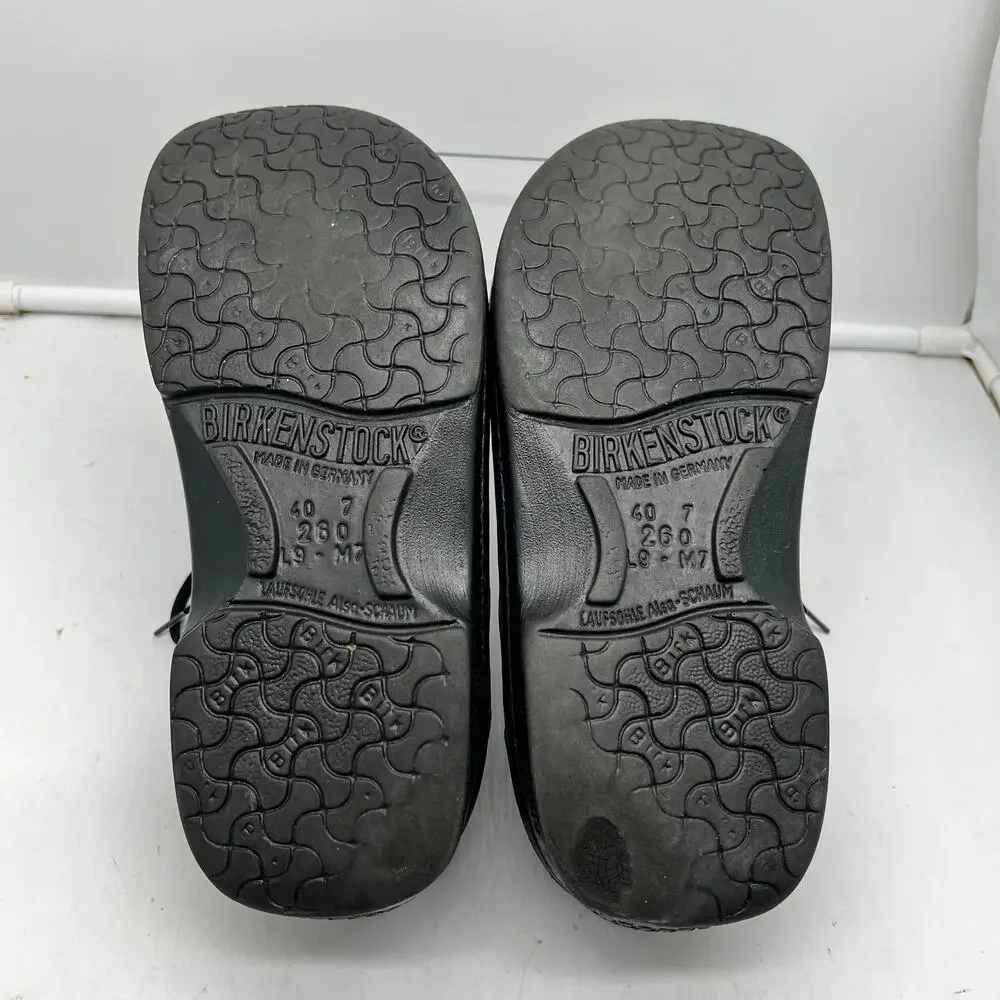 Birkenstock Shoes Mens 7 Womens 9 Oxford Black Leather Lace Up Casual Comfort